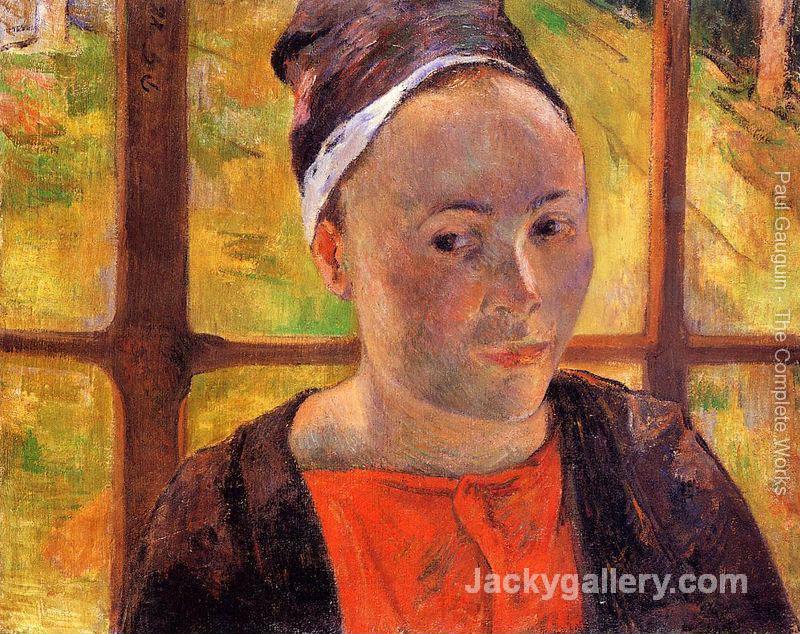Portrait Of A Woman by Paul Gauguin paintings reproduction